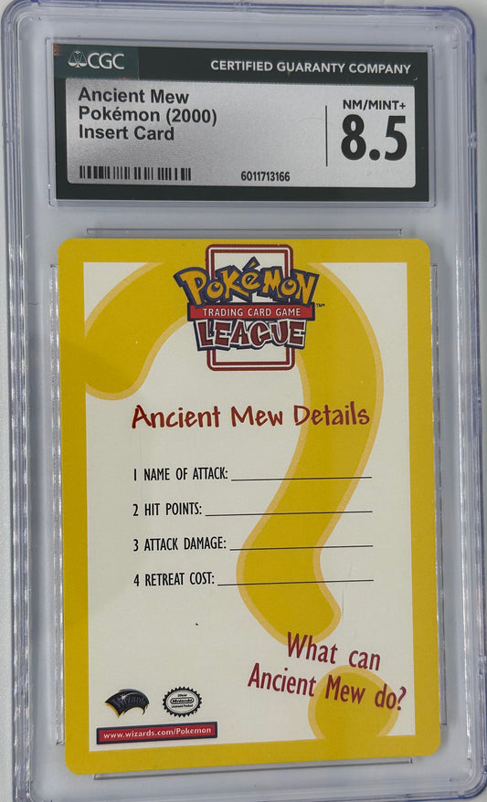 Ancient Mew 2000 Insert card CGC 8.5