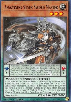 Amazoness silver sword master common (DABL)