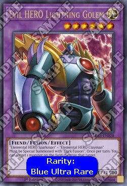 Böser HELD Lightning Golem ultra rare blue (LDS3)