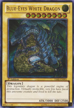 Blauäugiger w. Drache Ultimate rare (YSKR)