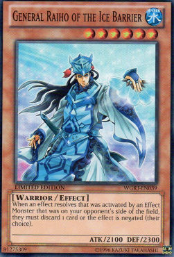 General Raiho der eisbarriere super rare (WGRT)