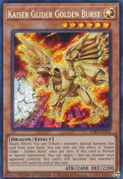 Kaiser Glider Golden burst secret rare (LDS3)