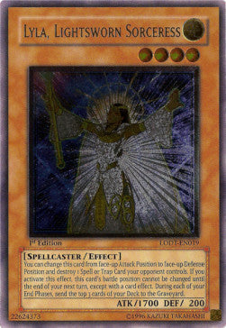 Lyda, Lichtverpflichtete Zauberin Ultimate rare (LODT)