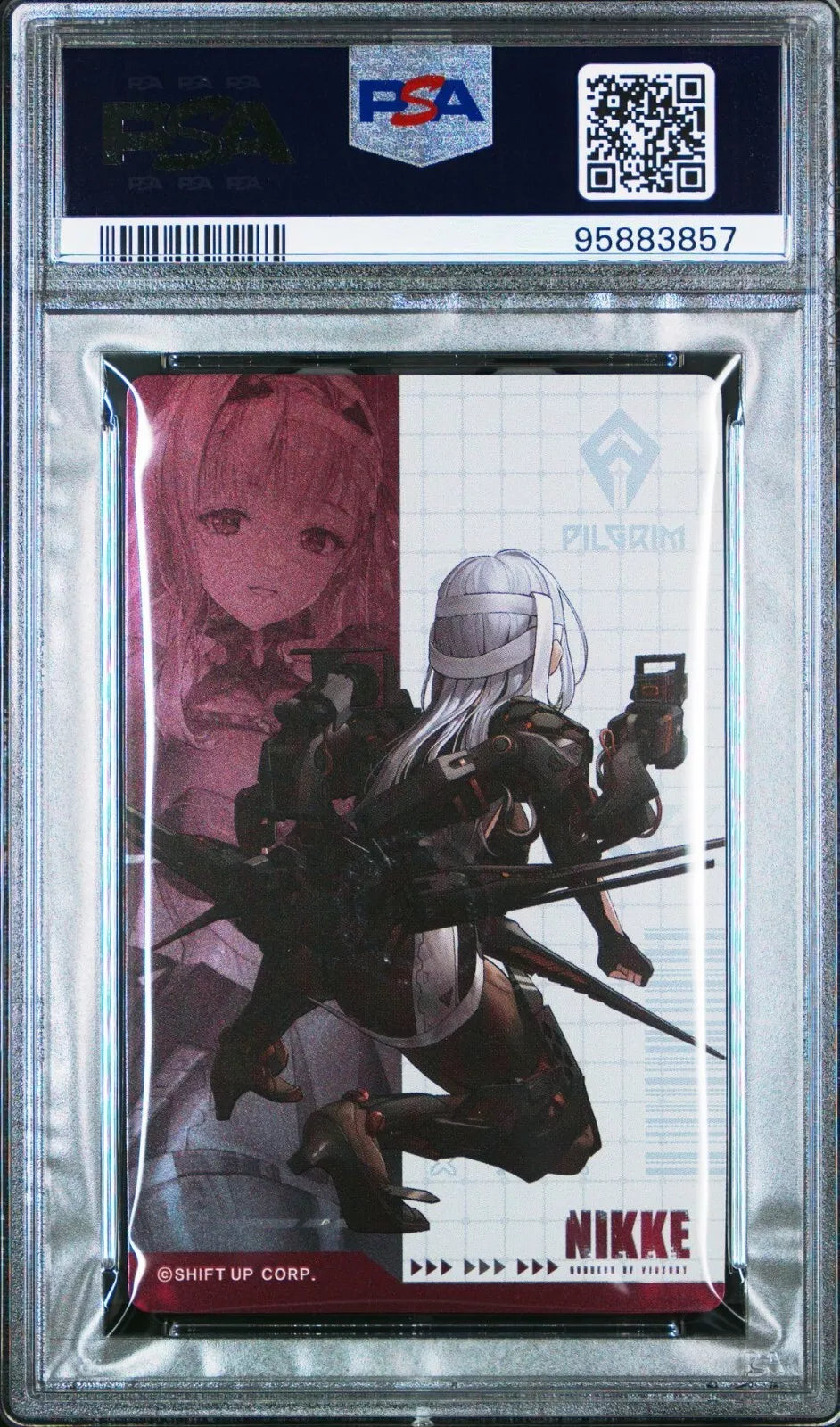 PSA 9 Modernia Goddess of Victory Nikke Gun Girl Metal Card Collection