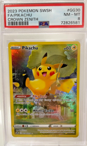 2023 Pokemon SWSH Pikachu PSA 8