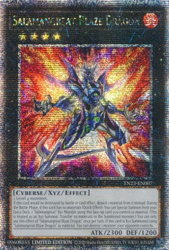 Salamangreat Blaze Dragon quarter century secret rare (TN23)