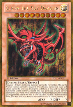 Slifer der Himmelsdrache Gold secret rare (PGLD)