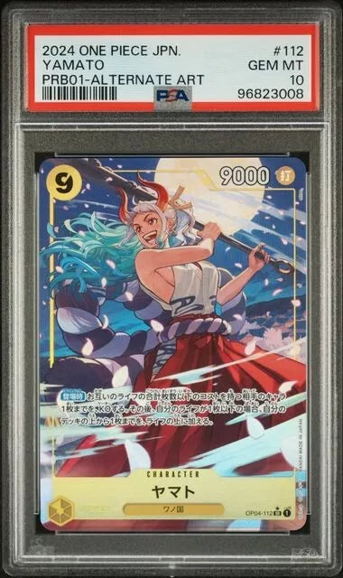 2024 One Piece Yamato PRB-01-Alt. art JP PSA 10